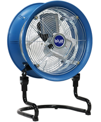 Patterson Blue Residential Light-Duty Floor Fan w/ 6' Cord 14 inch 3 Speed 115 Volt BLUE1400