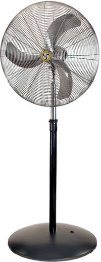 Industrial Ultra-Quiet Pedestal Fan 3 Speed 20 inch 3100 CFM 20893, [product-type] - Industrial Fans Direct