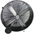 Maxx Air Portable Pro FLEX Barrel Fan 42 inch 2 Speed 10000 CFM Belt Drive BF42BDPEBLK