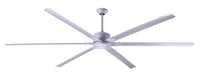 Zephyr96 Silver 8 foot Ceiling Fan w/ 5 Speed Remote 16729 CFM NFC8SLV