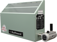 Ruffneck CX1 ProVector Series Explosion Proof Convection Heater 4565 BTU 1.25kW 400V 1Ph CX1-400160-0125-T3-IIB