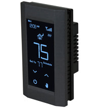 King Electric Hoot WiFi Programmable Black Line Volt Thermostat Double Pole 16 Amp K902-B