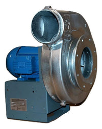 Aluminum Radial Pressure Blower 8 inch Inlet / 8 inch Outlet 3000 CFM at 1" SP 3 Phase