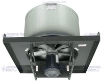 AirFlo-NA Roof Exhaust Fan 42 inch 17964 CFM 3 Phase Direct Drive NAL42-G-3-T