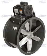 AirFlo Explosion Proof Tube Axial Fan 12 inch 2044 CFM 3 Phase Belt Drive NB12-D-3-E