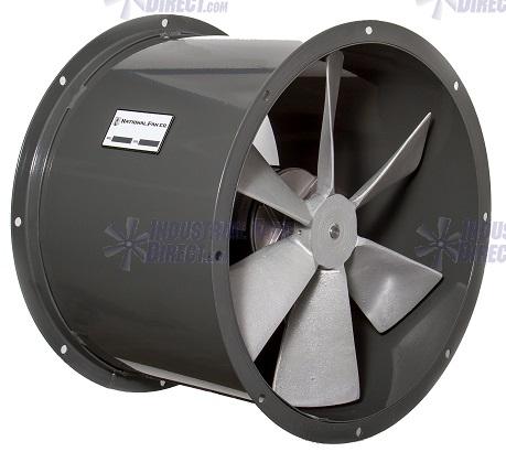Tube Axial Duct Fan 24 inch 7425 CFM 3 Phase Direct Drive ND24-– Industrial Fans Direct