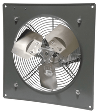Wall Mount Panel Type Exhaust Fan 12 inch 1650 CFM 3 Phase Direct Drive P12-1M
