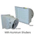 Poly Exhaust Fan w/ Aluminum Shutters 24 inch 6793 CFM Direct Drive PFM2400-1A, [product-type] - Industrial Fans Direct