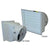 Poly Exhaust Fan w/ Poly Shutters 24 inch 6793 CFM Direct Drive PFM2400-1, [product-type] - Industrial Fans Direct