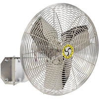 Airmaster Washdown Food Service Wall Circulator Fan 20 Inch 2670 CFM Stainless Steel 70833