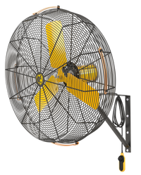 Aireye Directional Wall Mount Fan 30 inch w/ 18 ft Cord Variable Speed F-AE1-3001L13S34