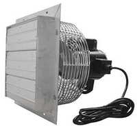 Shutter Exhaust Fan w/ Cord & Plug 20 inch Variable Speed 4500 CFM 101313