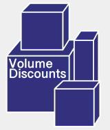 Many of our Products Offer Volume Discounts so you can Save BIG. Here are just a Few Examples: