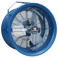 Patterson High Velocity Industrial Barrel Fan 18 Inch 3800 CFM (choose mount) H18A