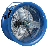 Patterson High Velocity Industrial Barrel Fan 26 Inch w/ Mounting Options 7650 CFM H26A