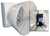 V-Fan Galvanized Slant Wall Exhaust Fan w/ Cone 54 inch Variable Speed 33400 CFM 230 Volt 954260-1