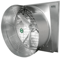 Typhoon Slant Wall Exhaust Fan w/ Cone 36 inch Energy Efficient 11282 CFM 3 Phase Belt Drive VFS36CS13-E