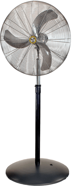 Industrial Ultra-Quiet Oscillating Pedestal Fan 3 Speed 18 inch 2600 CFM 20894, [product-type] - Industrial Fans Direct