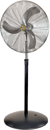 Industrial Ultra-Quiet Oscillating Pedestal Fan 3 Speed 20 inch 3100 CFM 20898, [product-type] - Industrial Fans Direct