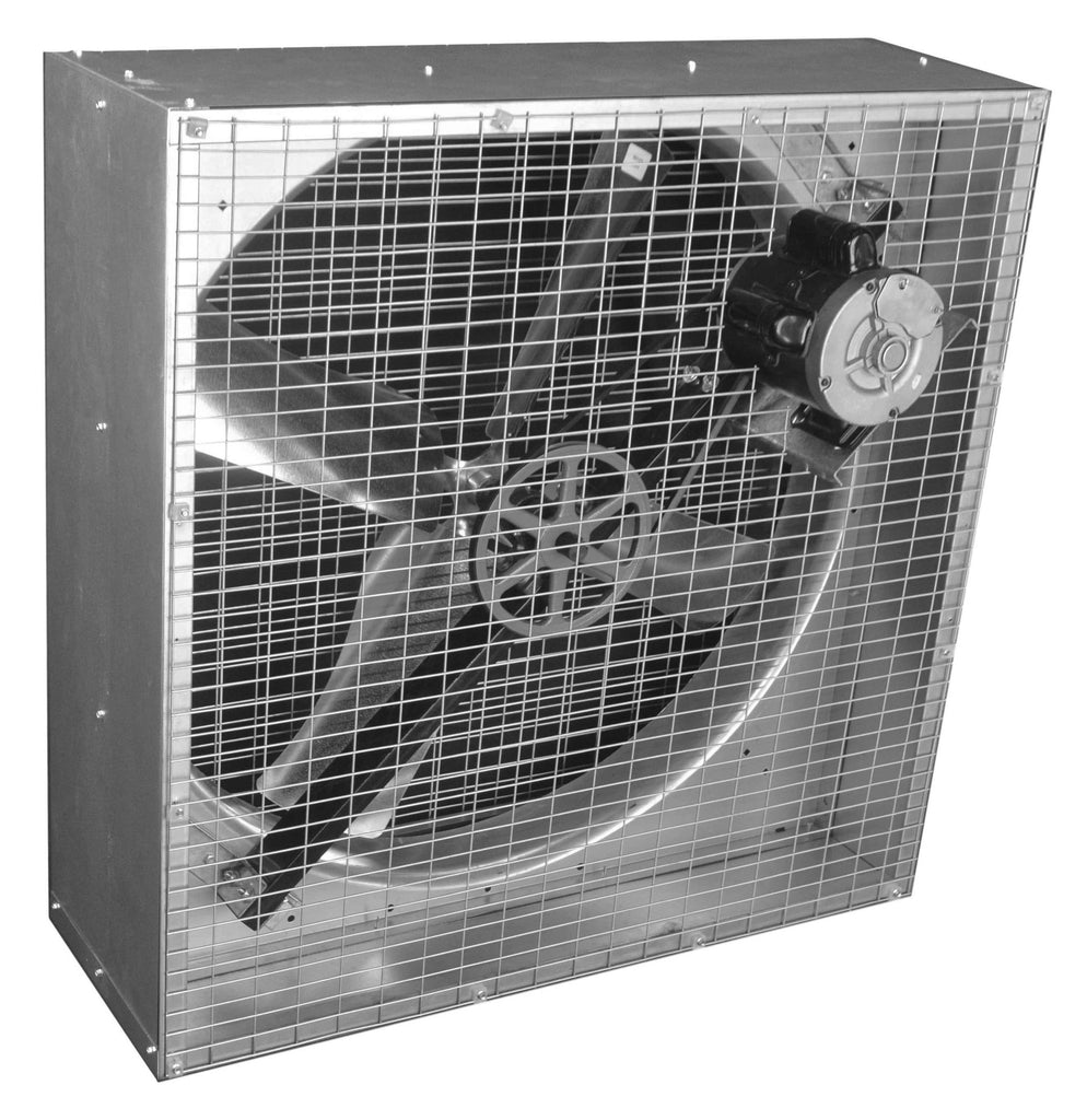 Galvanized Box Circulation Fan 48 inch 19608 CFM Belt Drive 48X750