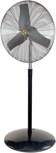 Industrial Pedestal Fan 3 Speed 24 inch 5220 CFM 71760, [product-type] - Industrial Fans Direct