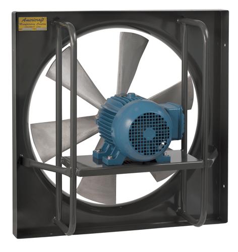 AirFlo-900 Panel Mount Exhaust Fan 30 inch 16000 CFM Direct Drive 3 Phase N930-H-3-T