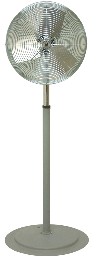 TPI Industrial Pedestal Fan 2 Speed 30 inch 7800 CFM ACU30-P