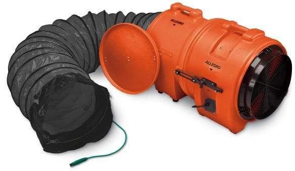 Allegro Industries 16 inch Explosion Proof Fans Axial Confined Space Blower w/ Canister & 15' Duct 9558-15