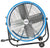 Maxx Air Portable Tilting Drum Fan 24 inch 2 Speed 4000 CFM Direct Drive BF24TFBLUUPS
