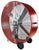 Maxx Air Portable Barrel Fan 48 inch 2 Speed 18000 CFM Belt Drive BF48BDRED