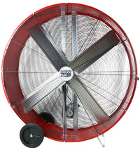 Maxx Air Portable Barrel Fan 48 inch 2 Speed 18000 CFM Belt Drive BF48BDRED