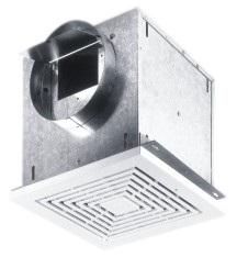 FloAire Ceiling or Wall Mount Utility Ventilator w/ Grill 300 CFM Variable Speed CFA300FA