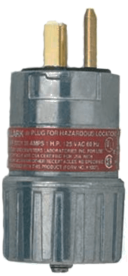 125V 15 Amp Killark UGP Hazardous Location Plug