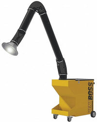 VentBoss Portable Weld Fume Extractor w/ Single 6" x 10' Lighted Fume Arm 750 CFM G110