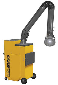 VentBoss Portable Weld Fume Extractor w/ Single 8" x 10' Lighted Fume Arm 1200 CFM G120