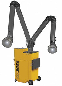 VentBoss Portable Weld Fume Extractor w/ Two 6" x 10' Lighted Fume Arm 1200 CFM G121