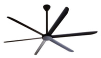 Maxx Air 9 foot Matte Black HVLS Ceiling Fan w/ Remote 2700 Sq. Ft. Coverage HVLS108BLK