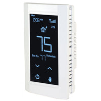 King Electric Hoot WiFi Programmable White Line Volt Thermostat Single Pole 16 Amp K901-W