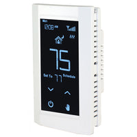 King Electric Hoot WiFi Programmable White Line Volt Thermostat Double Pole 16 Amp K902-W