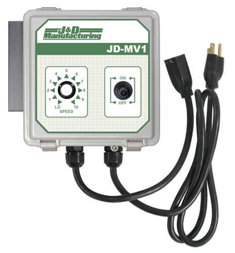 J & D Manufacturing Manual Variable Speed Control w/ Cord JDMV1-C
