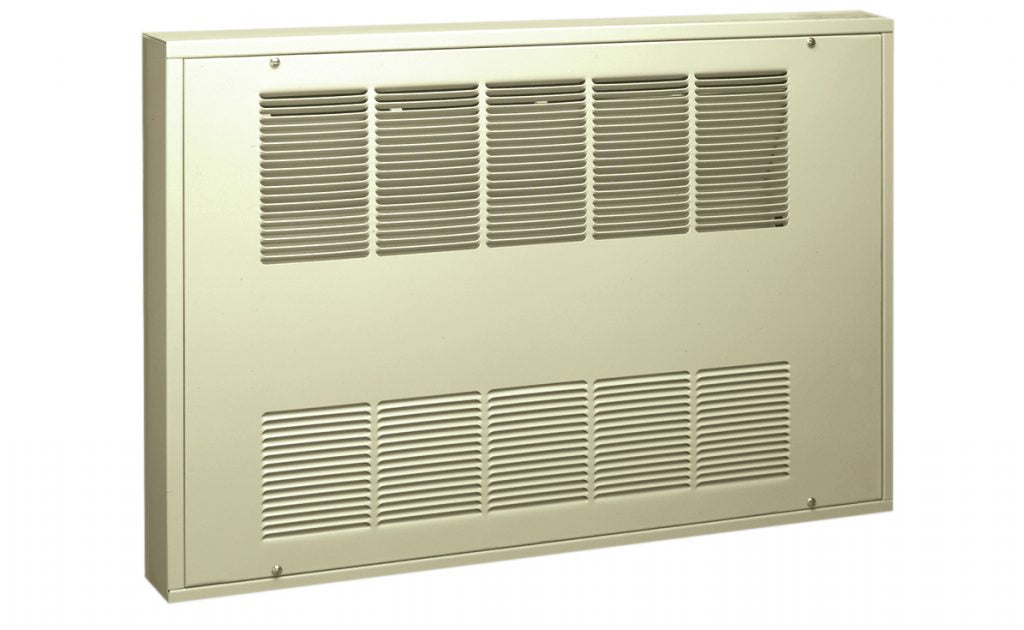 KCF Compact 4 ft. Wide Cabinet Heater w/ Thermostat 17060 BTU 5000 Watt 277V 1 Ph KCF4-2750-1-S-TP