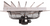 Shutter Mounted Wall Exhaust Fan 24 Inch w/ 9' Cord & Plug 4450 CFM 2 Speed 24SF6D240C
