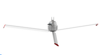 SkyBlade MiniProp 6 foot HVLS Ceiling Fan w/ Remote 2826 Sq Ft Coverage 120 Volt MP-0618-512-1