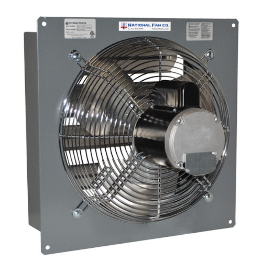SF Exhaust Fan w/ Shutters 2 Speed 18 inch 3264 CFM Direct Drive SF18F2, [product-type] - Industrial Fans Direct