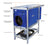 King Industrial Portable Outdoor Rated Unit Heater w/ 100' Cord 51200 BTU 208V 1 Ph PCKF2015-1