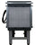 King PCKW Industrial Wheeled Portable Unit Heater w/ Intake Air Filters 34100 BTU 240V 3 Ph PCKW2410-3
