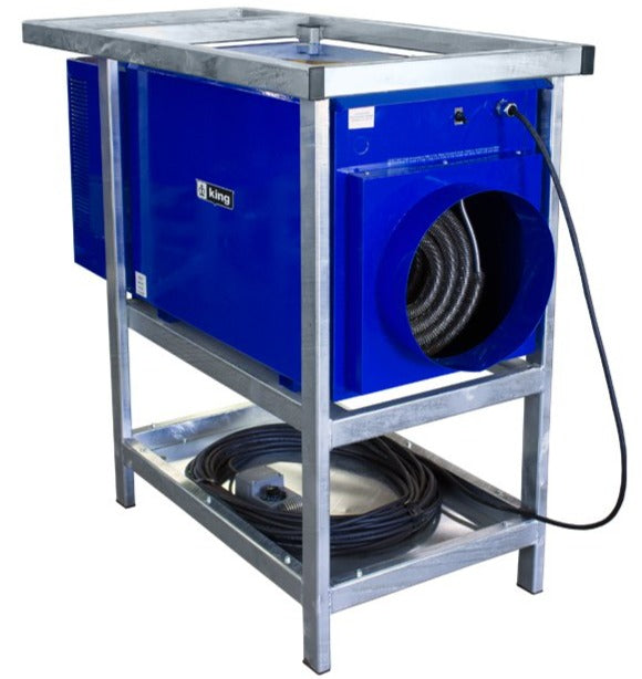King Industrial Portable Outdoor Rated Unit Heater w/ 100' Cord 85300 BTU 240/208V 3 Ph PCKF2425-3