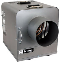 King's PKB-DT Ductable Industrial Portable Unit Heater w/ 6 Ft Cord 25591 BTU 208V 1 Ph PKB2007-1-T-DT-FM