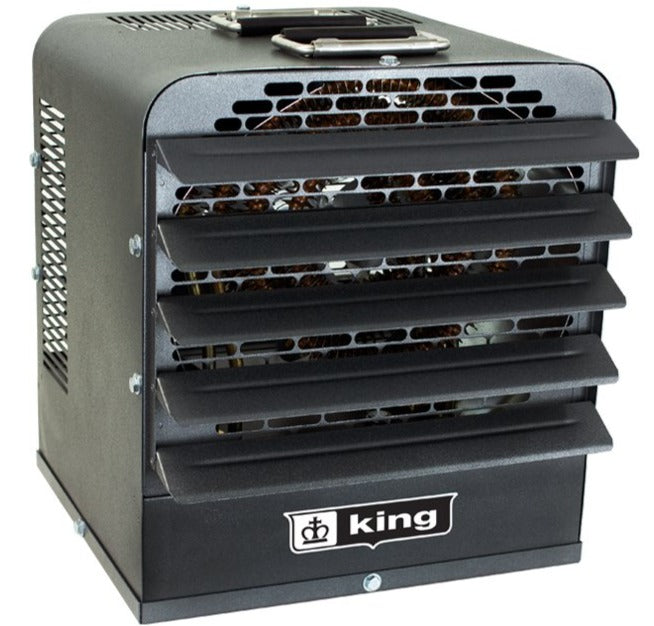 King PKB-FM Industrial Portable Unit Heater w/ 6 Ft Cord 51182 BTU 208V 3 Ph PKB2015-3-T-FM