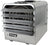 King PKBS Corrosion Resistant Stainless Portable Unit Heater w/ 6 Ft Cord 34121 BTU 480V 1 Ph PKBS4810-1-T-FM